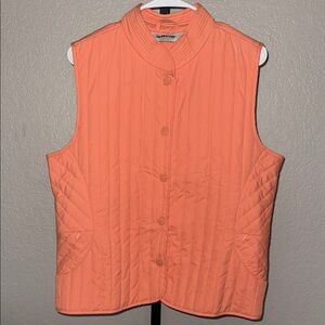 Or is Orange Snap Up Vest